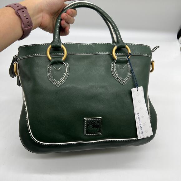 Dooney & Bourke Florentine Leather Short Handle Shopper Ivy - Picture 1 of 16